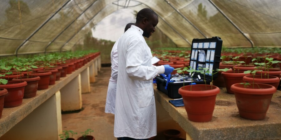 A compact soil and water analytical platform in Uganda